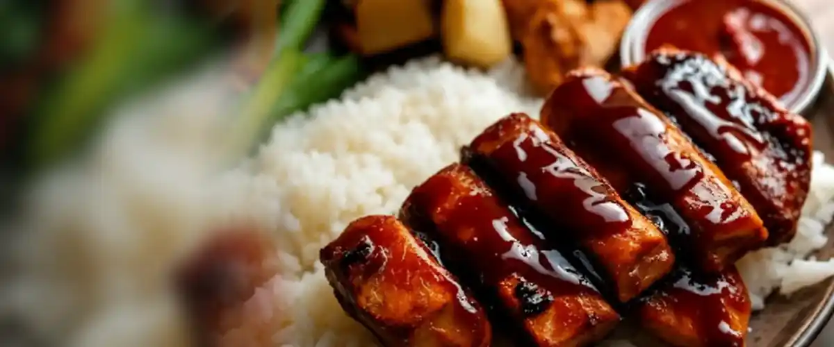 Menu ayam bakar saus manis untuk sajian catering premium